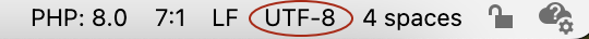 Encodage dans PhpStorm